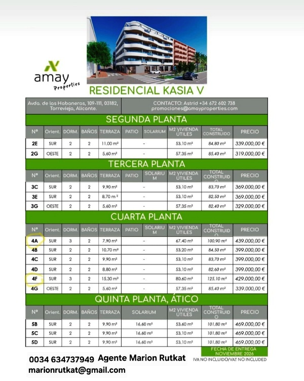 Residencial Kasia V cuarta Planta 4E y 4F - Vista previa 6